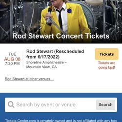 Rod Stewart Tickets 