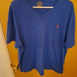 Ralph Lauren Polo Men's Vneck Tshirt Size XL