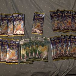 Chinese and korean Pokemon packs and Japanese singles