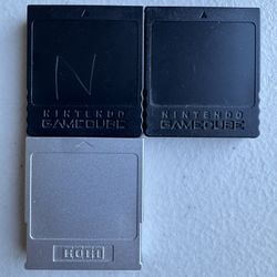 Nintendo GameCube Memory Cards. $20 Each