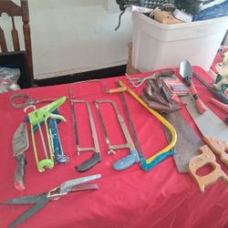 Mixed Lot Of Tools And Power Tools 