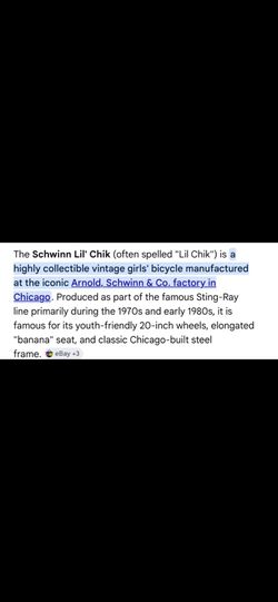 Shwinn Girls "Lil Chik"
