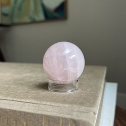 Small Rose Quartz Sphere ( D1 1/2” ) firm on price