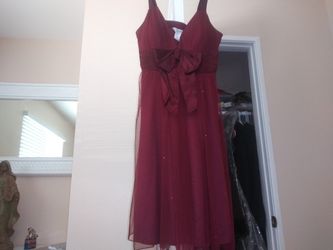 Burgandy Dress