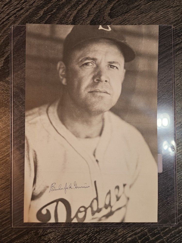 Signed Burleigh Grimes New York Yankees Brooklyn Dodgers Photo Autograph MLB Baseball Picture Auto
