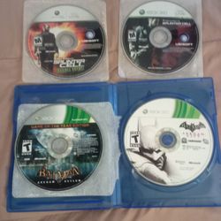 Xbox 360 game bundle of 4 Games