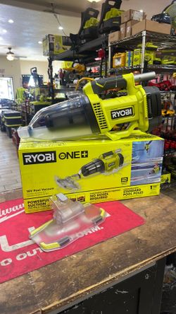 RYOBI ONE+ 18V Handheld Cordless Pool Vacuum Cleaner (Tool Only) with Floor Head