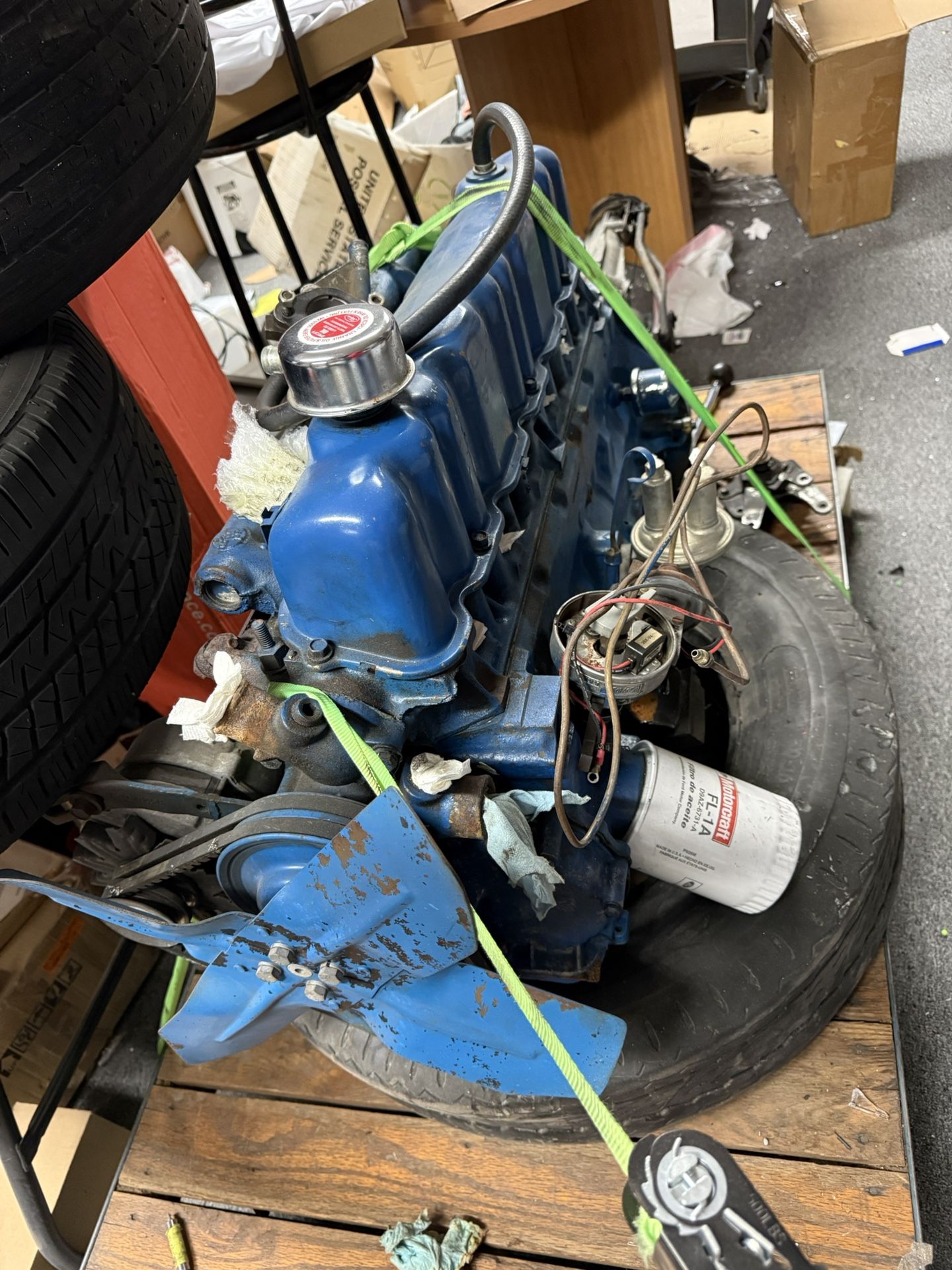 Ford In-line 6 200 Engine W/ Manual Transmission