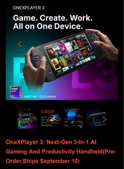 Onexplayer3 with accessories