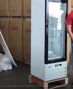 NSF 60 inch high glass door refrigerator G258BMF