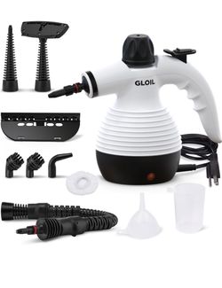 Handheld Steam Cleaner, Steamer for Cleaning, Multipurpose Portable Steam Cleaners for Home Use with Safety Lock and 10 Accessory Kit to Remove Grime,