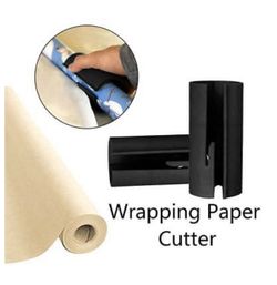 Gift wrapping paper cutter organizer