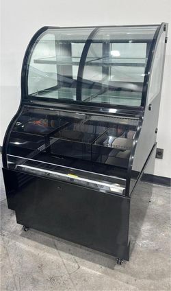 NEW🧊 NSF Polarman 40" Refrigerated Commercial Air Curtain Merchandiser Cooler