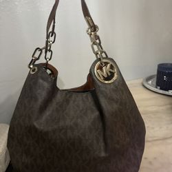Brown michael kors purse original