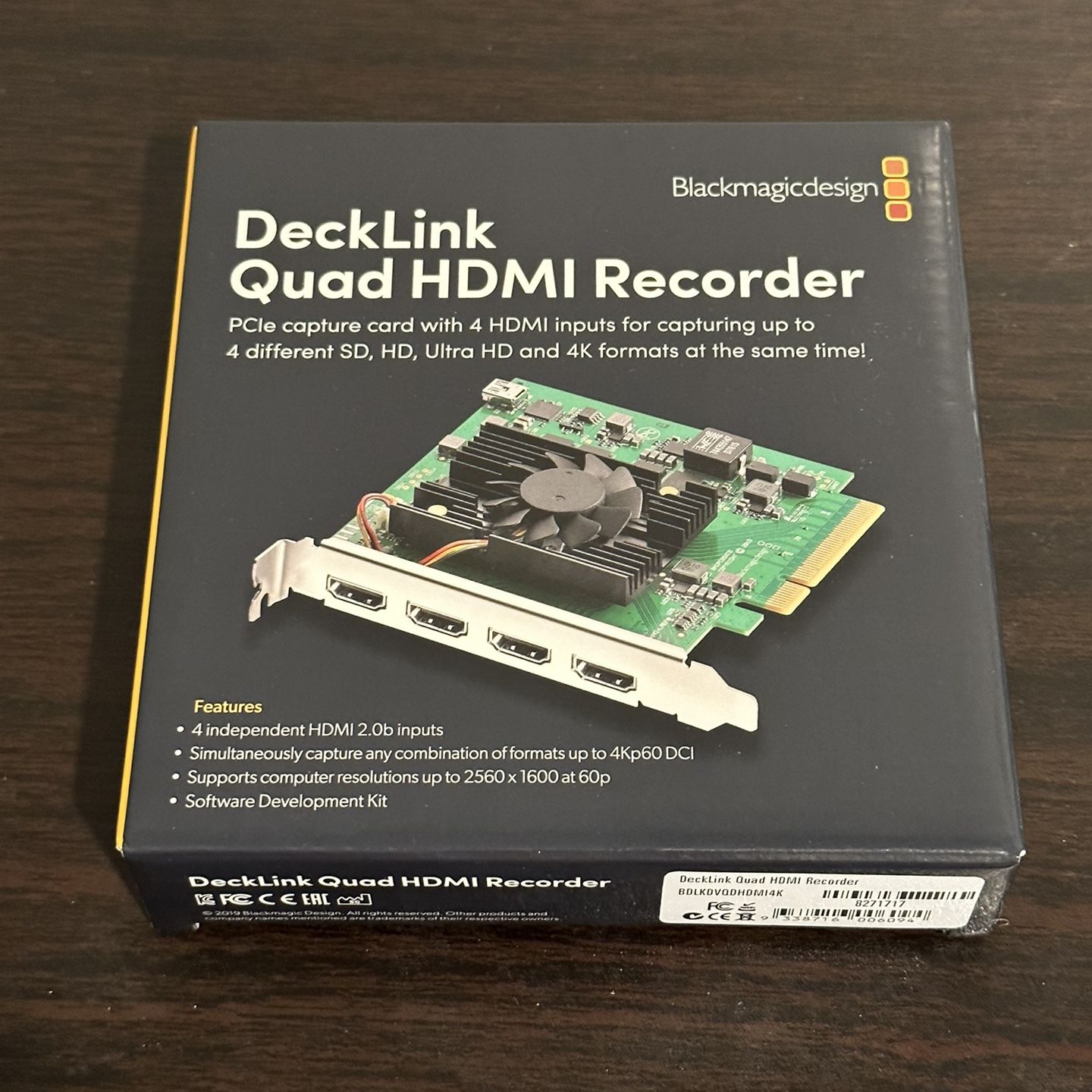 Blackmagic DeckLink Quad HDMI Recorder for Sale in Chino Hills, CA