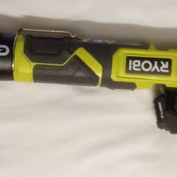 Ryobi rechargeable flashlights with red beam