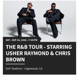 Usher & Chris Brown R&B Tour Ticket VIP Section