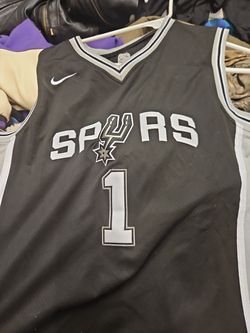 Nike Victor Wembanyama San Antonio Spurs Swingman Jersey Black Size XL