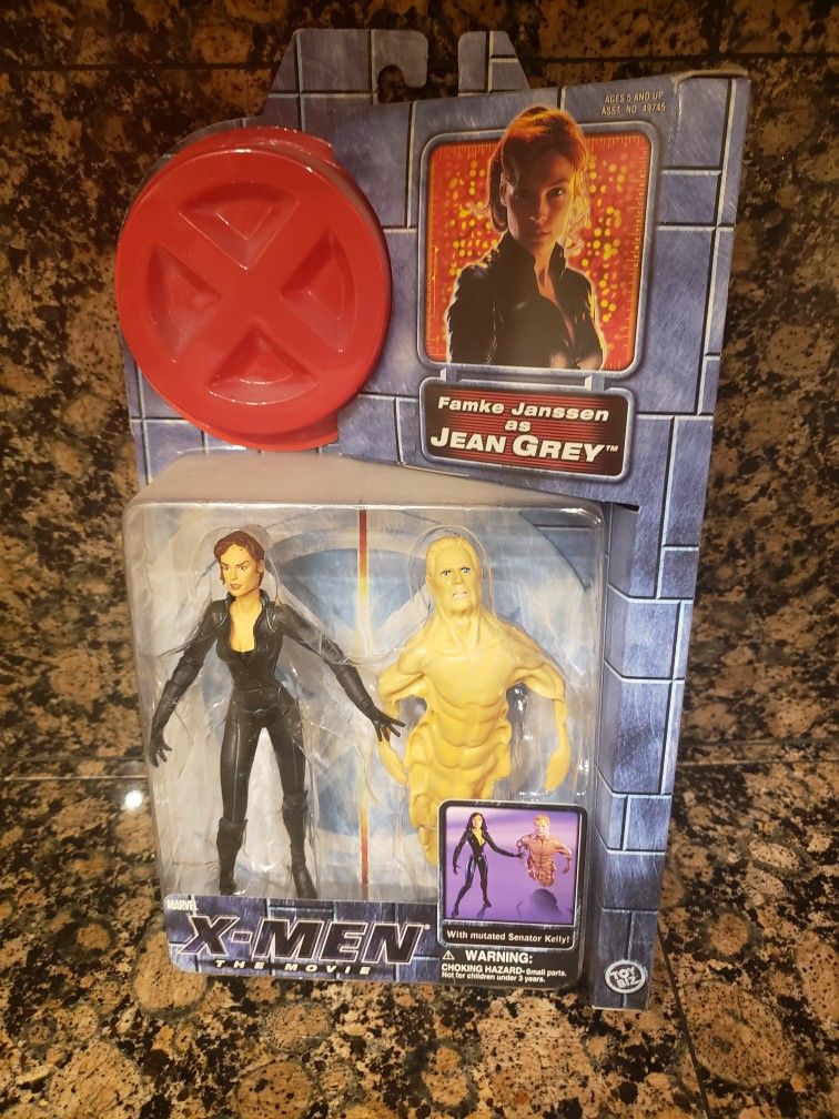 Jean Grey with Mutated Senator Kelly Action Figure X-Men The Movie Unopened