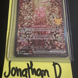Pokemon 30th Anniversary Celebration Mew Ex SIR