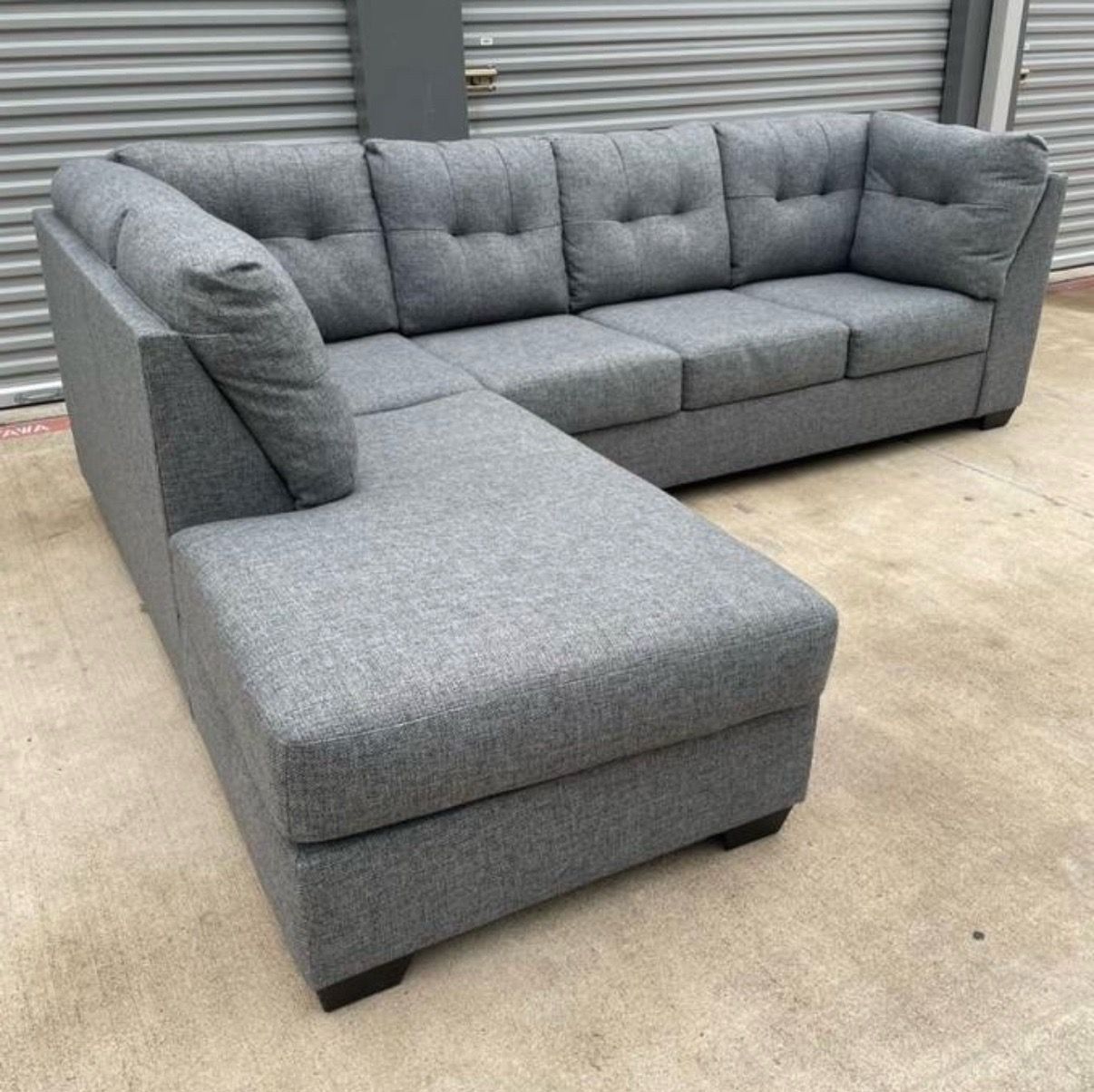 Spacious L-Shape Sectional Sofa with Left Chaise — Ashley HomeStores Comfort