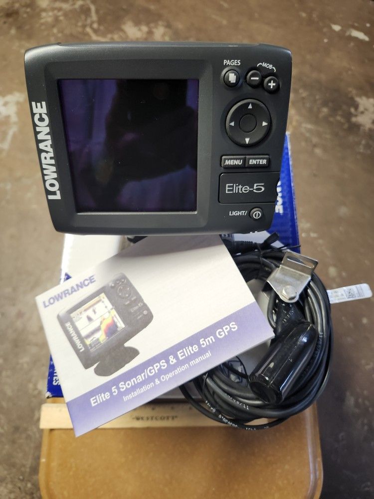 Lowrance Elite 5 Sonar/GPS