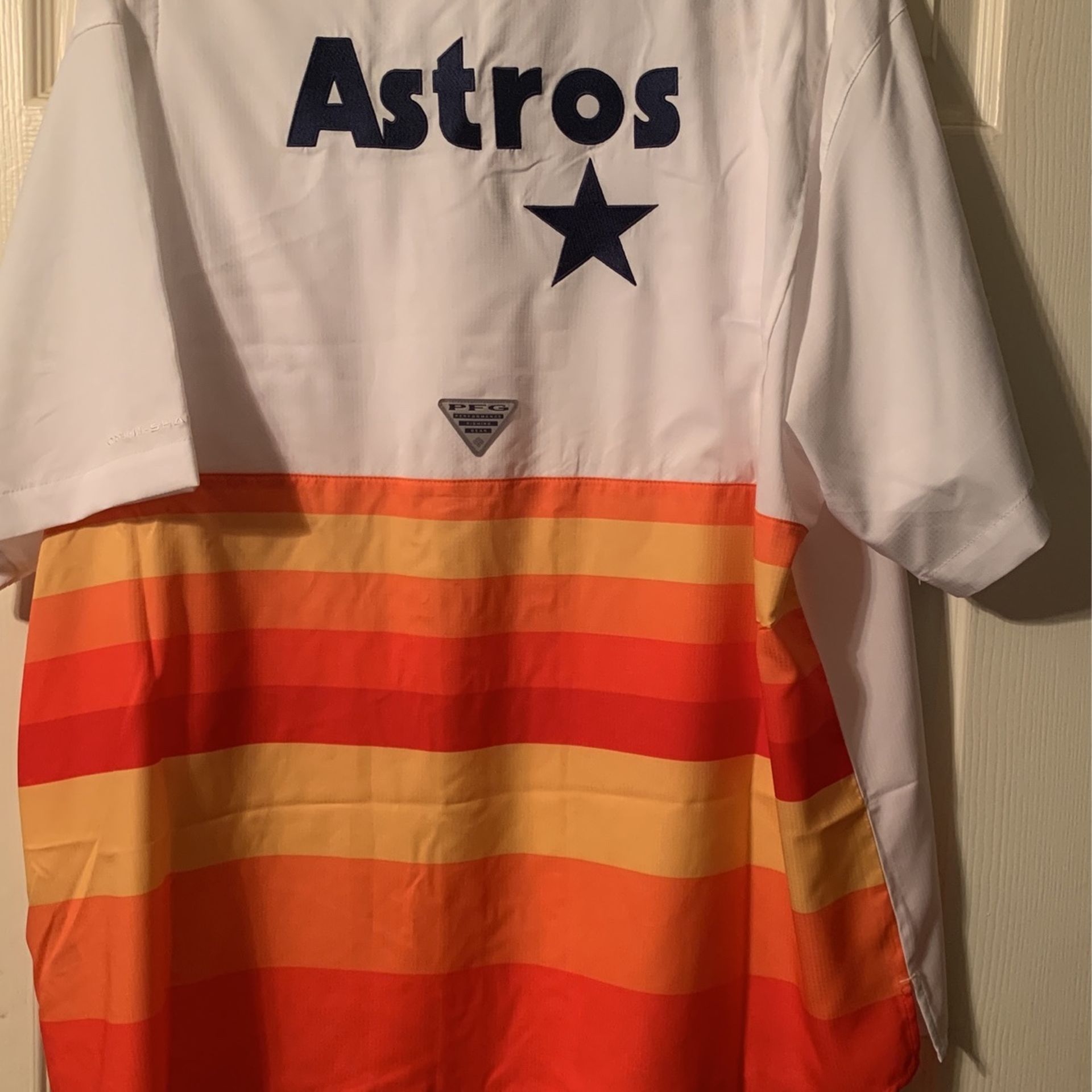 Astros PFG Throwback New Sizes XXL And XL (2) Left
