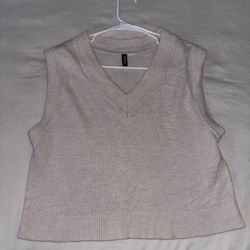 White Sweater Vest