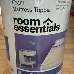 Mattress topper  and mesh shower caddy