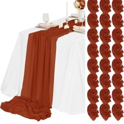 10 Terracota Table Runners 10ft