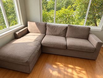 BROWN SECTIONAL SOFA COUCH