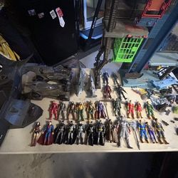 Justice League Movie Figure, Vehicle and Play Set Lot