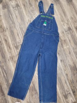 Liberty Demim Overalls Men’s Sz 36X30 Blue Carpenter.