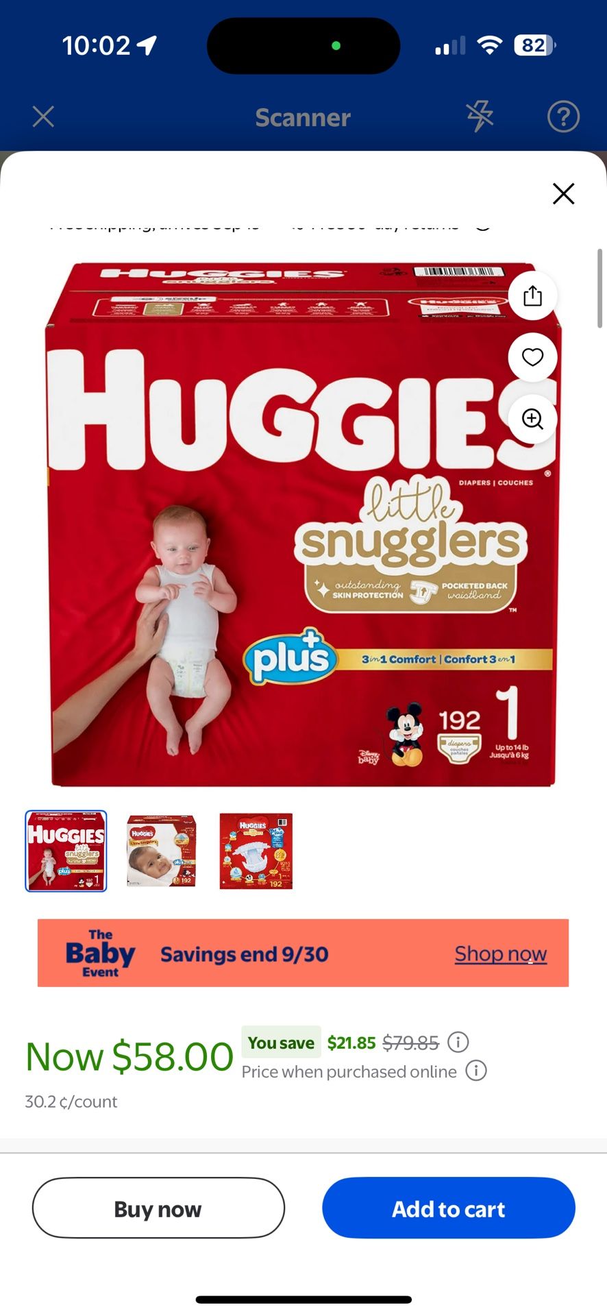 230 Size 1 Diapers Huggies 