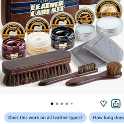 EFOSHM Leather Shoe Care Kit