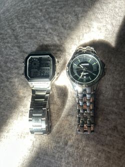 World Time Casio And Armitron Water Resistant Watch