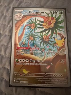 Pokemon Alolan Exeggutor - 129/128 - ME: 30th Celebration (30C) sell or trade for dark tyranitar metagross