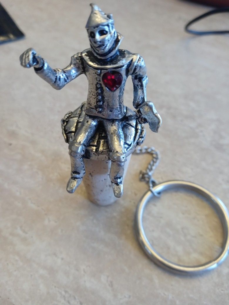 Wizard Of Oz TIN MAN Pewter Wine Bottle Cork