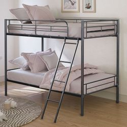 Brand New Black Metal Twin Size Bunk Bed