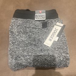 Marbled Black Joggers