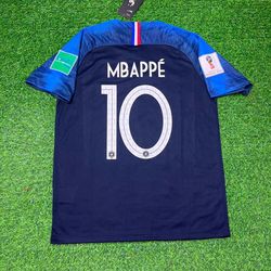 Kylian Mbappé France 2018 World Cup Home Jersey