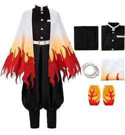 Adult Demon Slayer Kyojuro Rengoku Cosplay/Costume