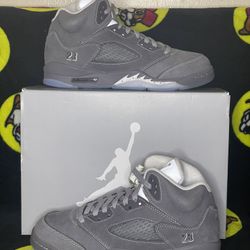 Air Jordan 5 Retro GS ‘Wolf Grey’ 2026 (Size 7Y) 