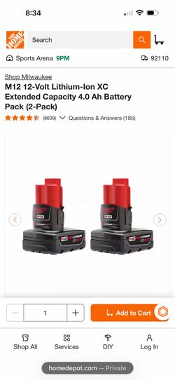 M12 dual Battery pack 4.0