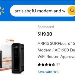 Like New Modern Router Combo 
