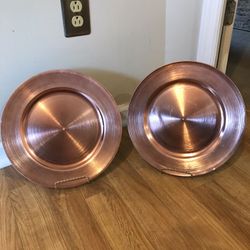 2 Decoration Bronze Disc Diameter 13 inch 