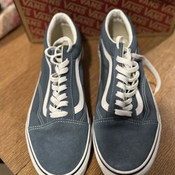 Mens  Vans  10.5 Blue Mirage Suede Shoes