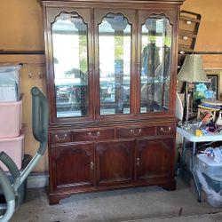 Large China Display Cabinet 