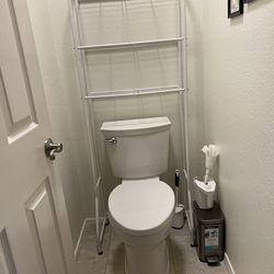 Toilet storage rack