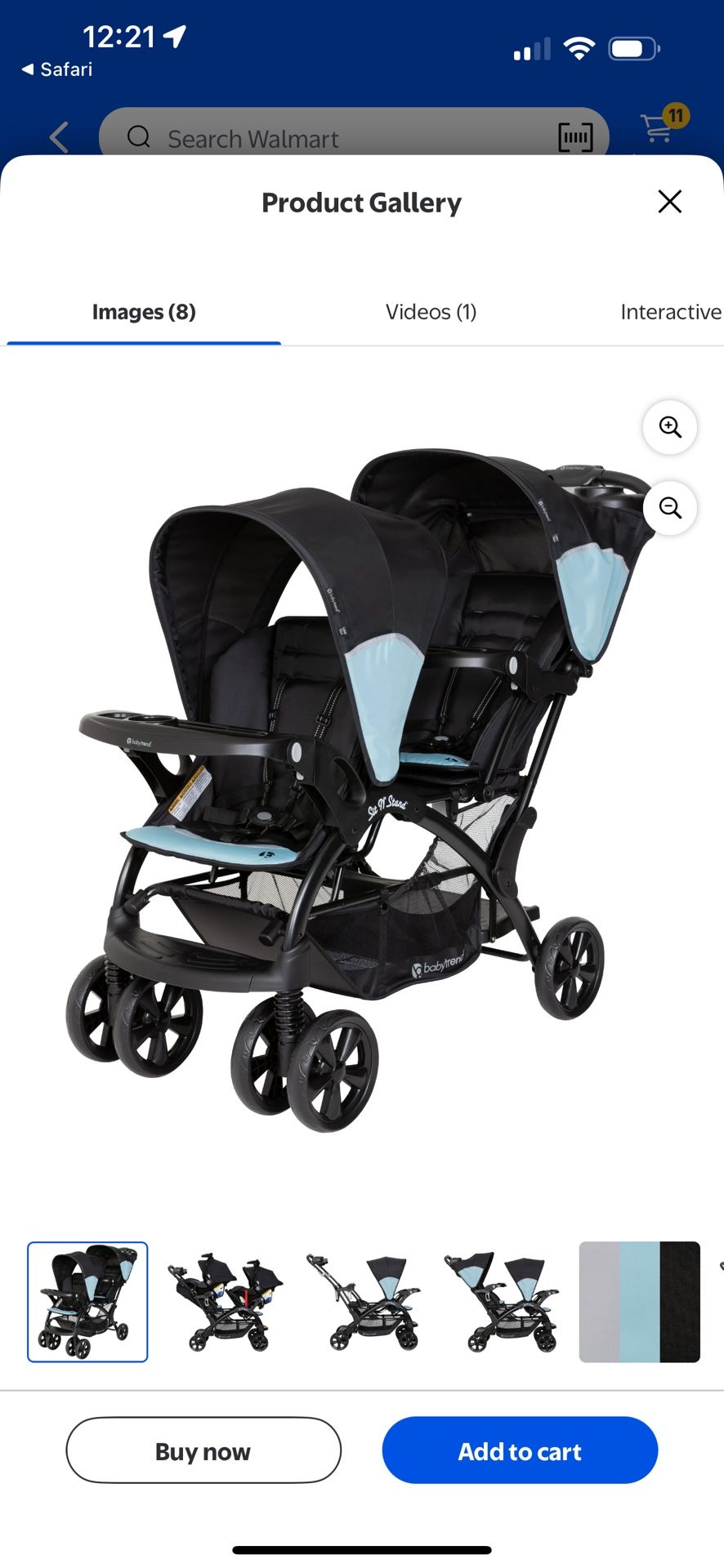 Baby Trend Sit N Stand Double Stroller 